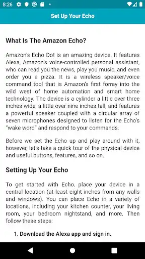Play User Guide for Echo Dot  and enjoy User Guide for Echo Dot with UptoPlay