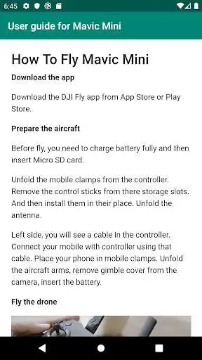 Play User guide for Mavic Mini as an online game online User guide for Mavic Mini with UptoPlay com.kabiralamindubai.userguideformavicmini Play User guide for Mavic Mini as an online game User guide for Mavic Mini with UptoPlay