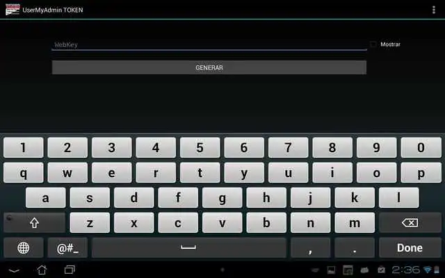 Play UserMyAdmin TOKEN