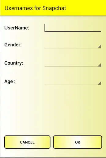 Play Usernames for Snapchat as an online game Usernames for Snapchat with UptoPlay