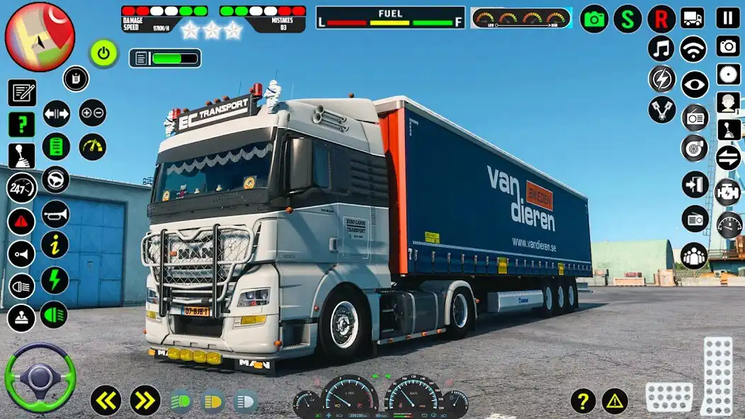 Play US Euro Truck Driving Games 3d as an online game US Euro Truck Driving Games 3d with UptoPlay