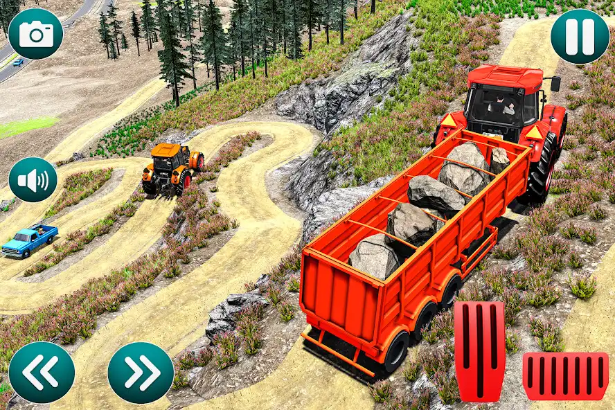 Play US Farming Tractor Cargo Games as an online game US Farming Tractor Cargo Games with UptoPlay