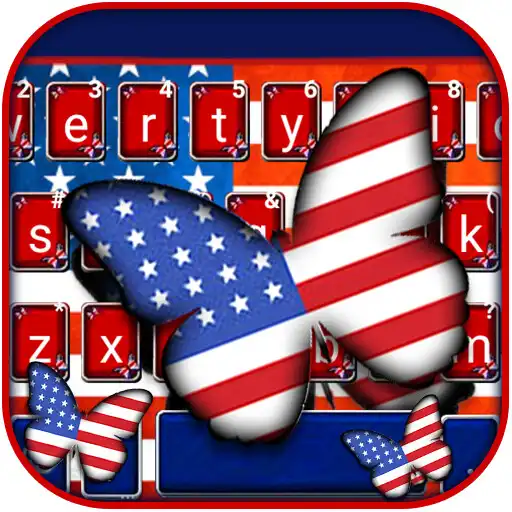 Play US Flag Butterfly Theme APK Play US Flag Butterfly Theme APK