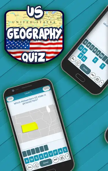 Play US Geography Quiz  and enjoy US Geography Quiz with UptoPlay