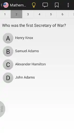 Play US History Quiz as an online game US History Quiz with UptoPlay