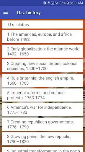 Play U.S. History Textbook & MCQ as an online game U.S. History Textbook & MCQ with UptoPlay