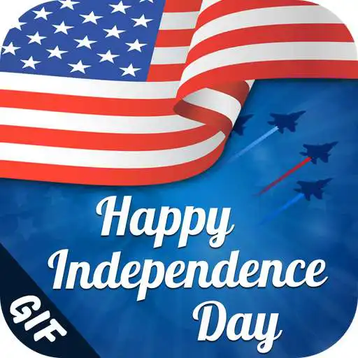 Play US Independence Day GIF : 4th July Wishes GIF APK