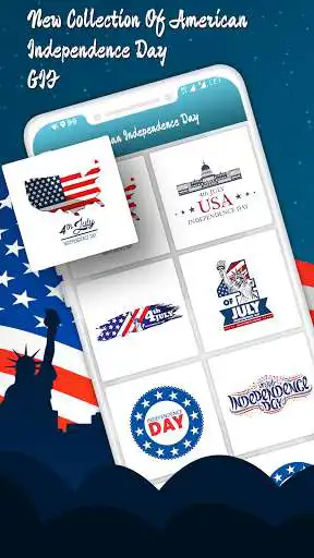 Play US Independence Day GIF : 4th July Wishes GIF  and enjoy US Independence Day GIF : 4th July Wishes GIF with UptoPlay