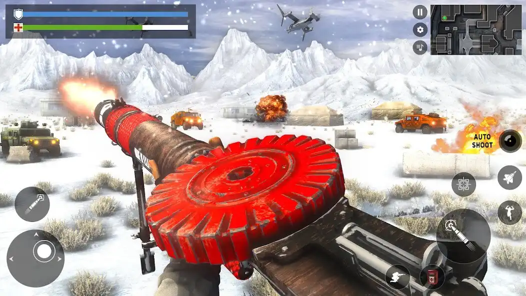 Play US Machine Gun Strike War Game as an online game US Machine Gun Strike War Game with UptoPlay