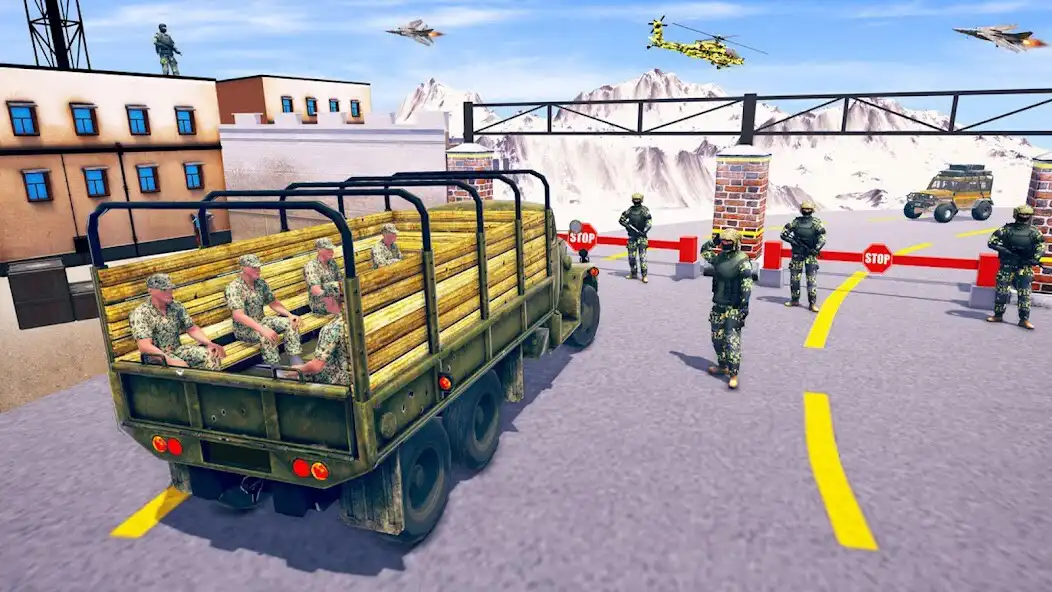 Play US Military Army Truck Driving as an online game US Military Army Truck Driving with UptoPlay