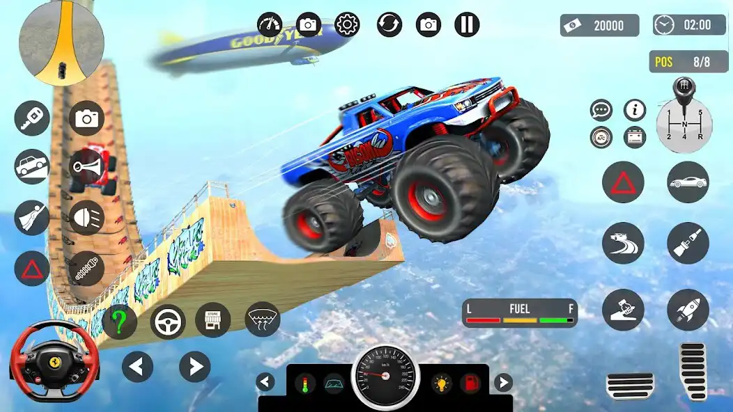 Play US Monster Truck Stunt Master  and enjoy US Monster Truck Stunt Master with UptoPlay