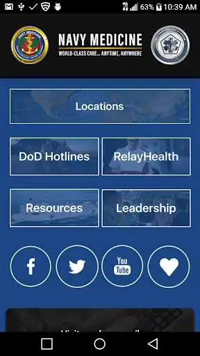 Play APK U.S. Navy Medicine - MTF  and enjoy U.S. Navy Medicine - MTF with UptoPlay com.soln.S5B1423571943402794DD510E3905B5E8