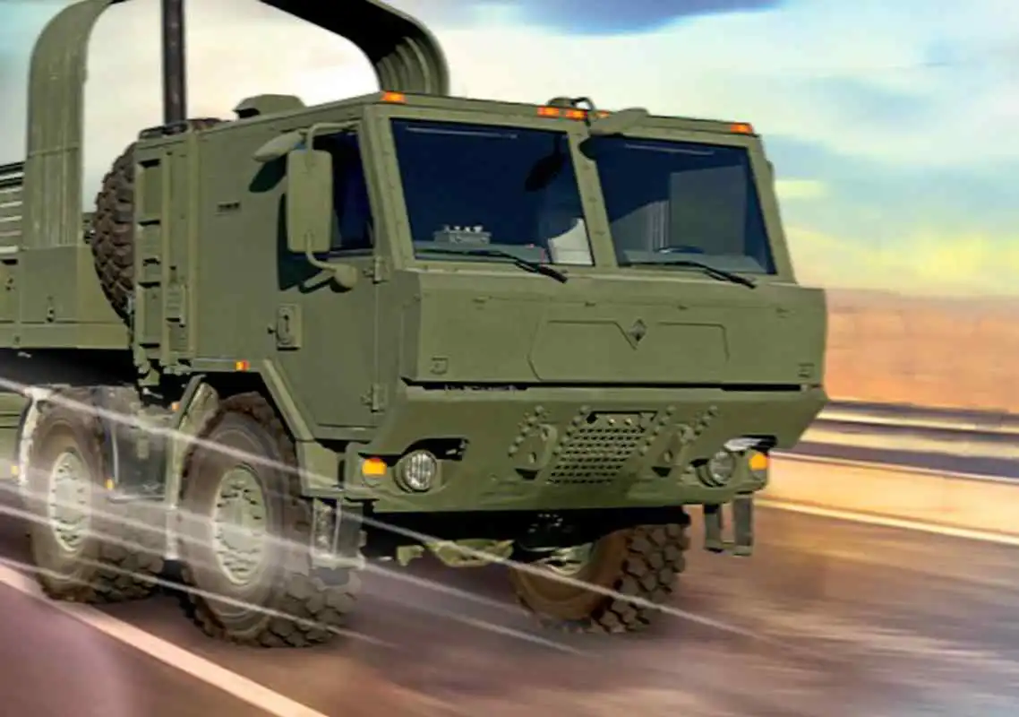 Play US Offroad Army Truck