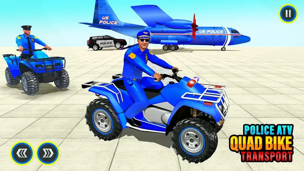 Play US Police ATV Transport Games as an online game US Police ATV Transport Games with UptoPlay