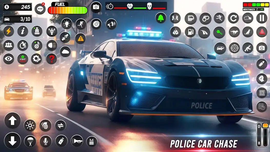 Play US Police Car Mall Crime Chase as an online game US Police Car Mall Crime Chase with UptoPlay