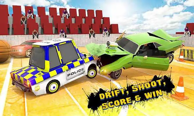 Play Us Police Drift Car Stunt Driving Basketball Boy!