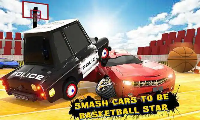 Play Us Police Drift Car Stunt Driving Basketball Boy!