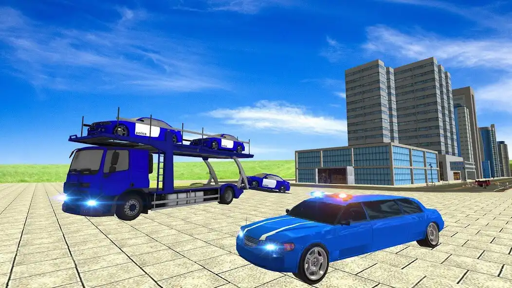 Play US Police Limousine Car: ATV Quad Transporter Game  and enjoy US Police Limousine Car: ATV Quad Transporter Game with UptoPlay