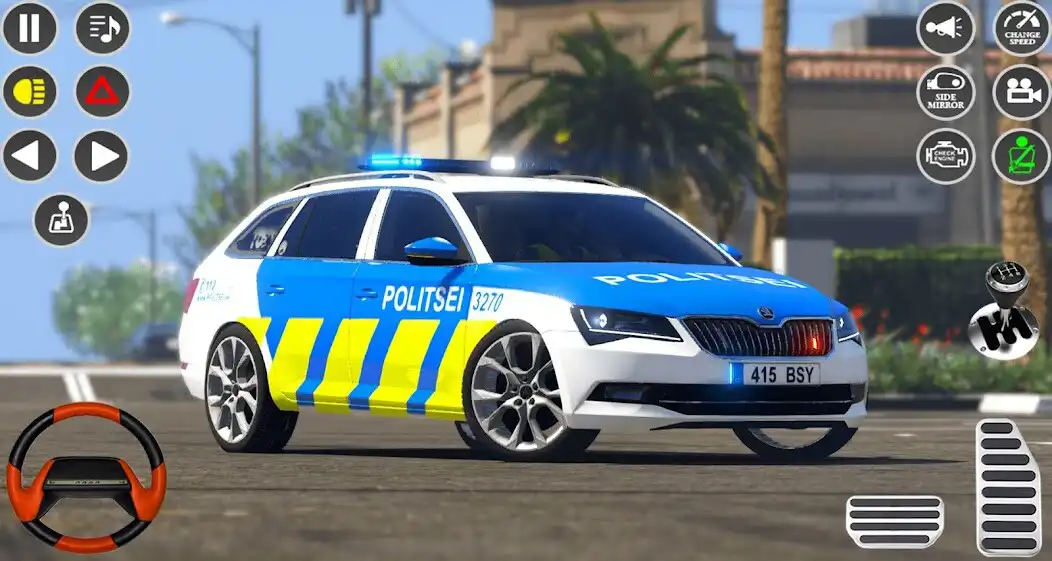 Play US Police Parking 3D: Car Game as an online game US Police Parking 3D: Car Game with UptoPlay