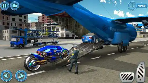 Play US Police Plane Robot Car Bike - Transporter Games