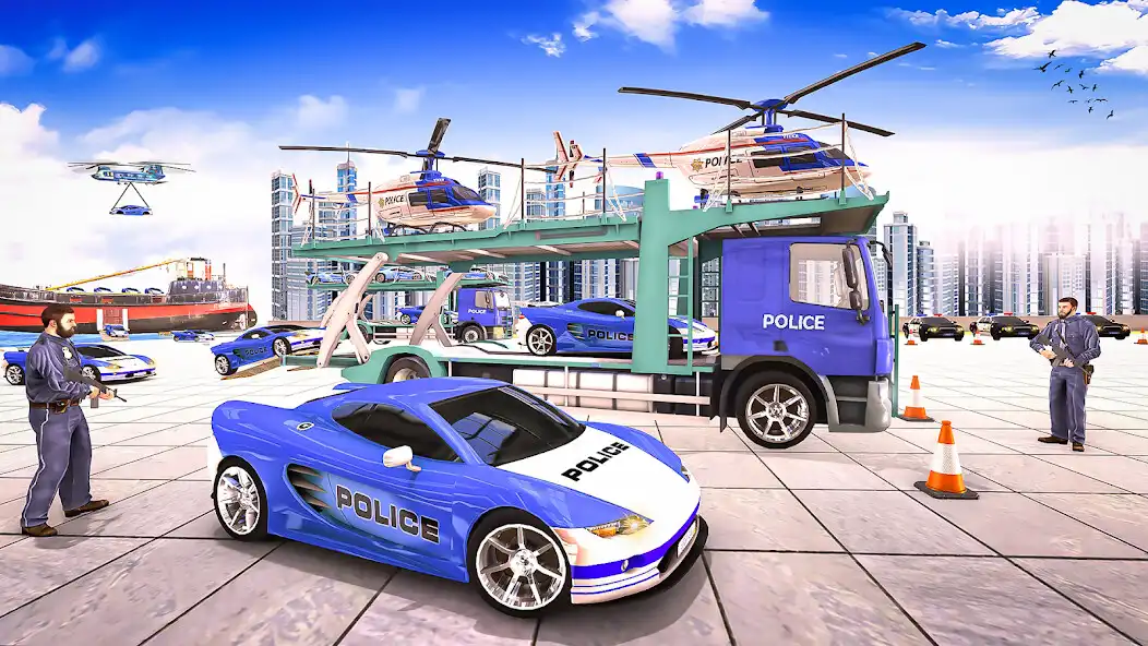Play US Police Truck Transporter  and enjoy US Police Truck Transporter with UptoPlay