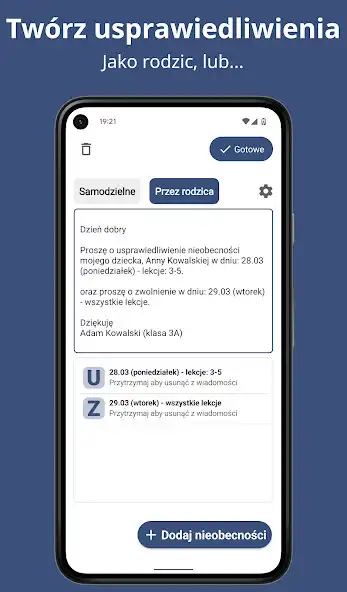 Play Usprawiedliwienia e-dzienniki  and enjoy Usprawiedliwienia e-dzienniki with UptoPlay