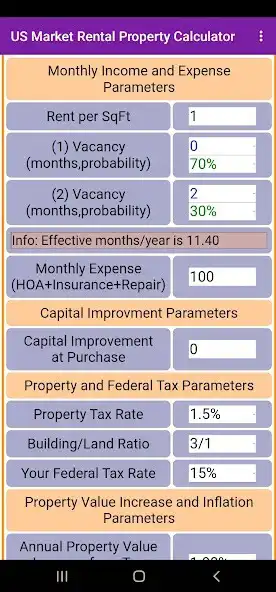 Play US Rental Property Calculator as an online game US Rental Property Calculator with UptoPlay