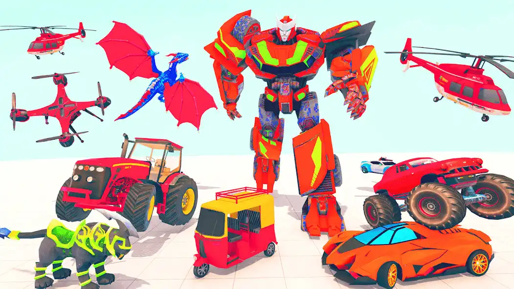 Play US Robot Police Bike Hero Game as an online game US Robot Police Bike Hero Game with UptoPlay