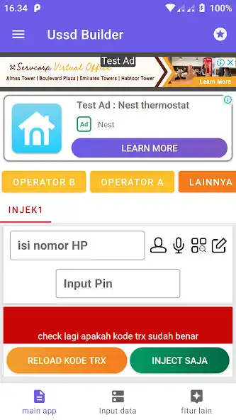 Play USSD Injek isi pulsa paket  and enjoy USSD Injek isi pulsa paket with UptoPlay