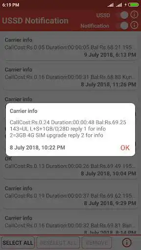 Play USSD Notification