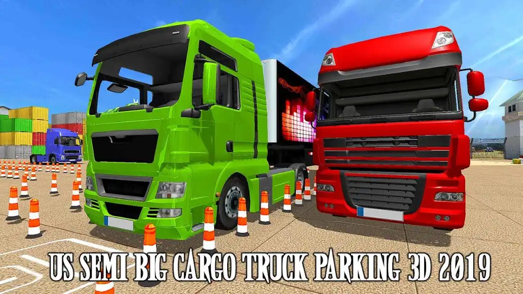 Play US Semi Big Cargo Truck Parkin  and enjoy US Semi Big Cargo Truck Parkin with UptoPlay