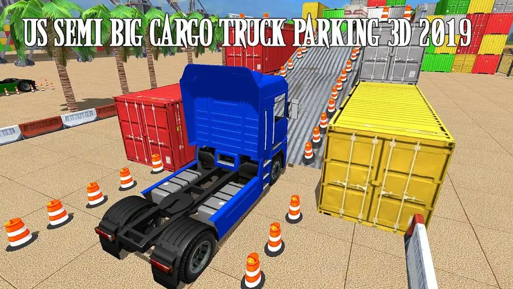 Play US Semi Big Cargo Truck Parkin as an online game US Semi Big Cargo Truck Parkin with UptoPlay