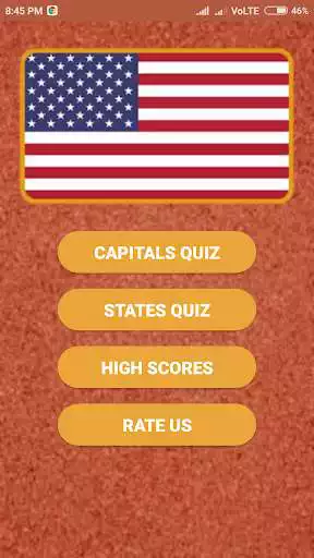 Play U.S. States and Capitals Quiz