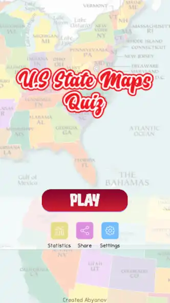 Play U.S States Maps Quiz as an online game U.S States Maps Quiz with UptoPlay