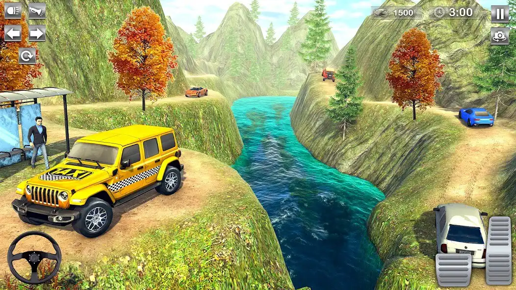 Play US Taxi Game: Taxi Simulator as an online game US Taxi Game: Taxi Simulator with UptoPlay