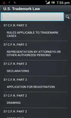 Play US Trademark Law (37 CFR)
