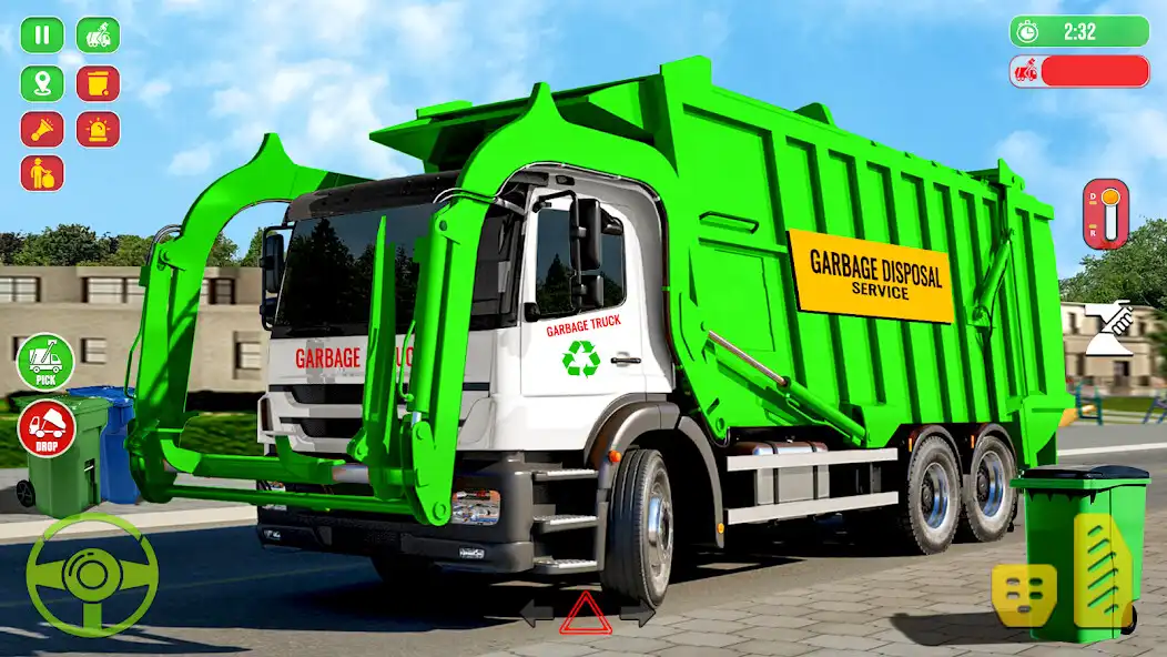 Play US Trash Truck Transport Sim as an online game US Trash Truck Transport Sim with UptoPlay