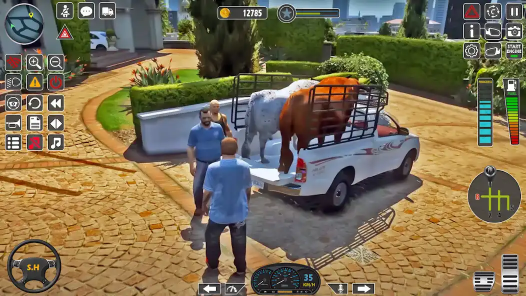 Play US Truck Driving Animal games as an online game US Truck Driving Animal games with UptoPlay