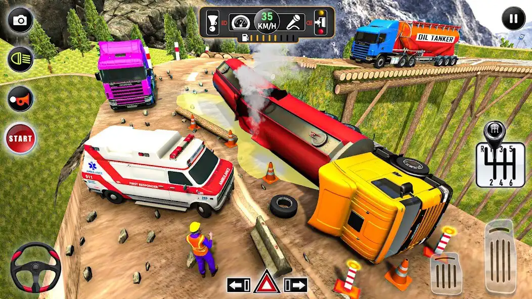 Play US Truck Games:Truck Simulator as an online game US Truck Games:Truck Simulator with UptoPlay