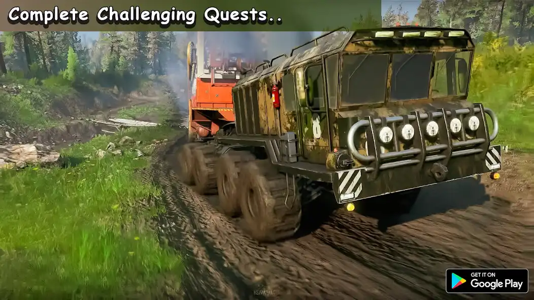 Play US Truck Simulator Offroad Sim  and enjoy US Truck Simulator Offroad Sim with UptoPlay