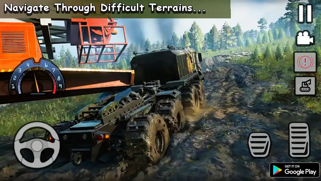 Play US Truck Simulator Offroad Sim as an online game US Truck Simulator Offroad Sim with UptoPlay