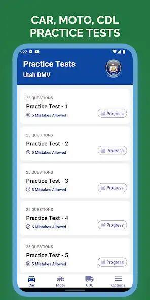 Play Utah UT DMV Permit Test  and enjoy Utah UT DMV Permit Test with UptoPlay