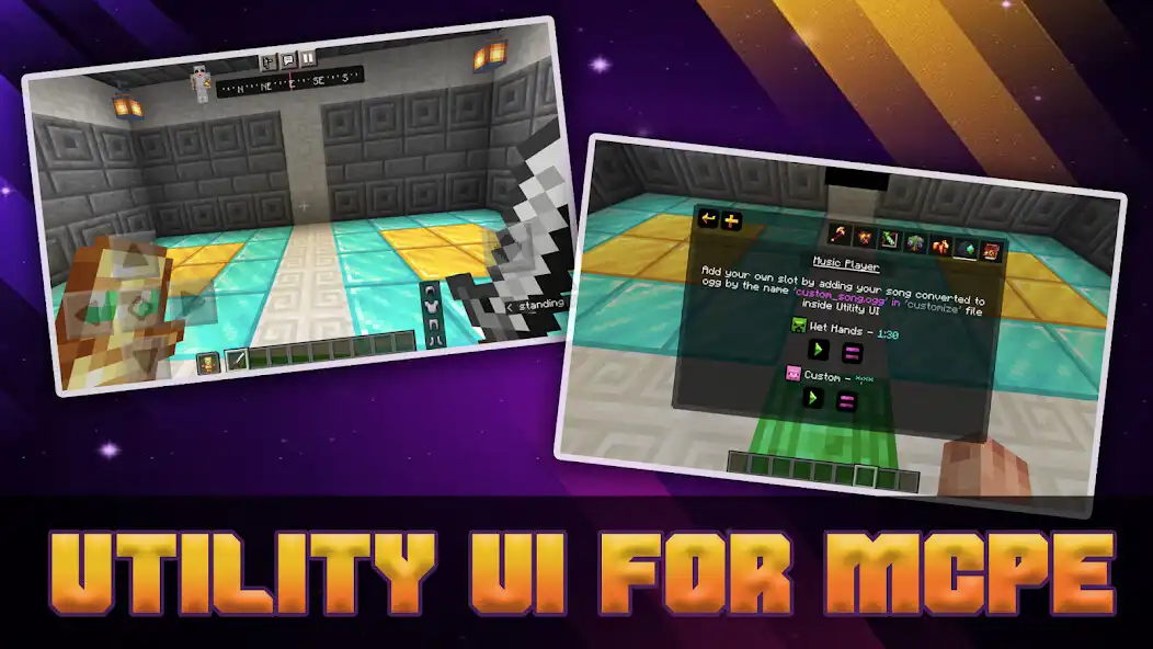 Play Utility UI Minecraft Mod MCPE  and enjoy Utility UI Minecraft Mod MCPE with UptoPlay