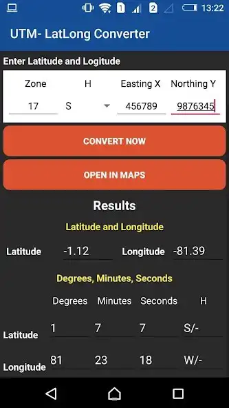 Play UTM - Lat/Long Conversor as an online game UTM - Lat/Long Conversor with UptoPlay
