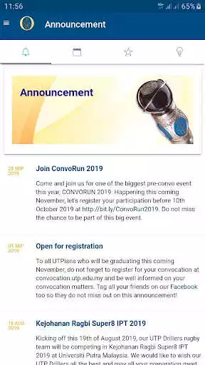 Play UTP Convocation  and enjoy UTP Convocation with UptoPlay