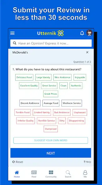 Play Utternik: Social Rating App as an online game Utternik: Social Rating App with UptoPlay