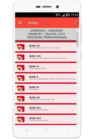 Play APK UU Perkawinan (Nomor 1 Tahun 1974)  and enjoy UU Perkawinan (Nomor 1 Tahun 1974) with UptoPlay com.raymo.uuperkawinanri