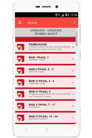 Play APK UU Rumah Sakit (Nomor 44 Tahun 2009)  and enjoy UU Rumah Sakit (Nomor 44 Tahun 2009) with UptoPlay com.raymo.uurumahsakit