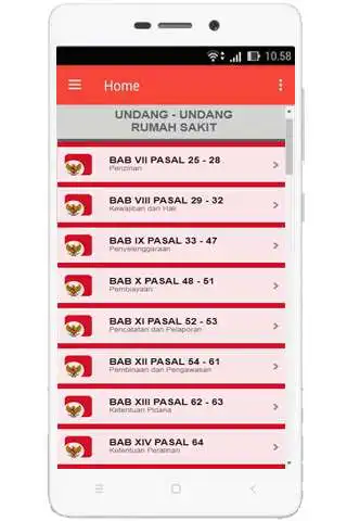Play APK UU Rumah Sakit (Nomor 44 Tahun 2009)  and enjoy UU Rumah Sakit (Nomor 44 Tahun 2009) with UptoPlay com.raymo.uurumahsakit