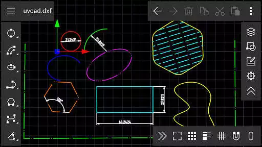 Play UVCAD - CAD 2D Drawing  Drafting Editor  Viewer  and enjoy UVCAD - CAD 2D Drawing  Drafting Editor  Viewer with UptoPlay